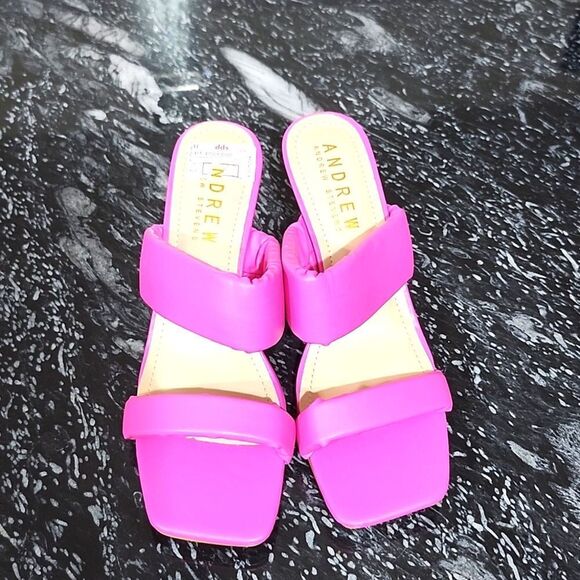 BRAND NEW ANDREW BY ANDREW STEVEN'S WOMEN'S CORA SANDALS - Picture 3 of 16